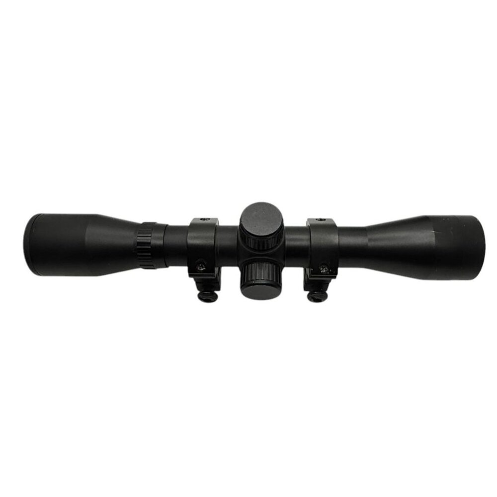 4x32 Compact Rifle Scope With Nitrogen Gas Port & Mounting Rings - Picture 3 of 15